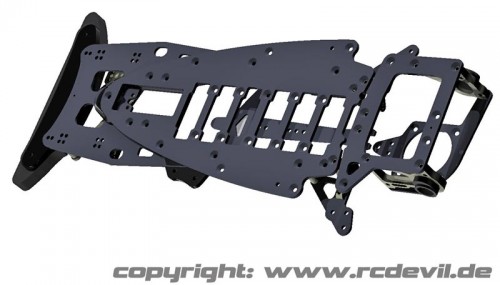 Einblicke in die Entwicklung des PC10: Ansicht von unten.