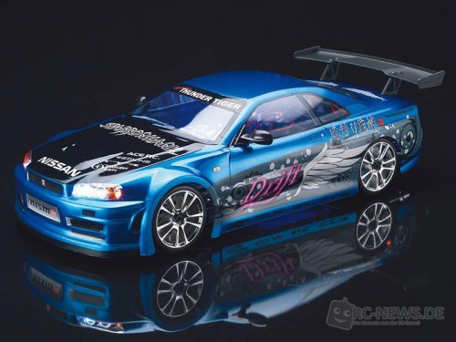 6534-F74 Sparrowhawk DX Nissan Z-tune blau RTR