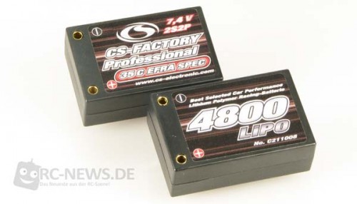 CS-Factory Professional 4800mAh LiPo-Saddle Pack