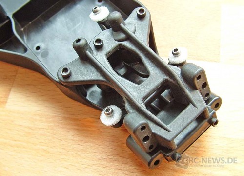 Auf dem Chassis montierte Lenkungseinheit