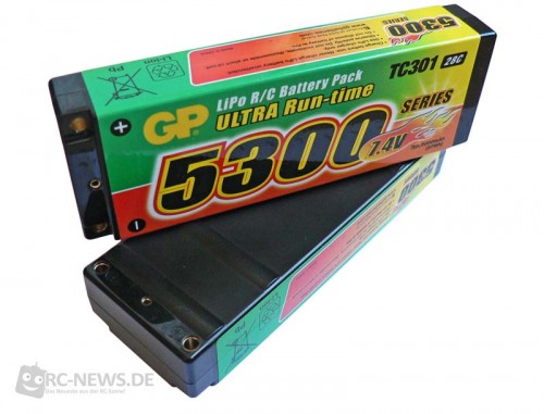 GP Batteries - 7,4V Hardcase-LiPo mit 5000mAh
