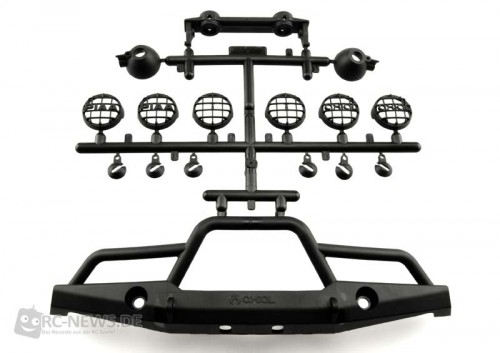 1/10th Scale Front Plate Bumper Set #AX80039A