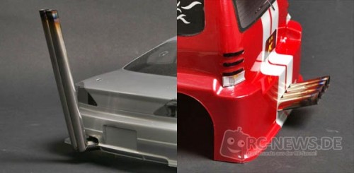 Blade Racing Auspuff-Endrohre