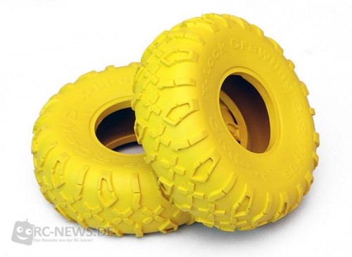 RC4WD X-Lock 2.2"-Crawlerreifen in gelb