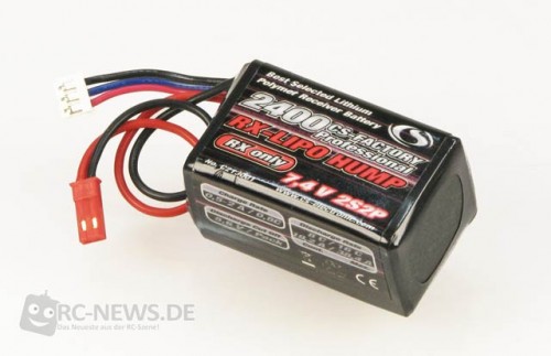 CS-Factory 2300mAh LiPo Empfänger-Hump Pack