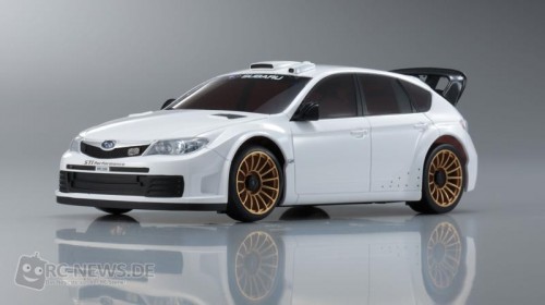 Kyosho Mini-Z AWD Subaru Impreza WRC 2008 White #30577ZW