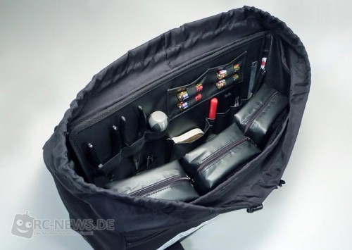 Innenansicht der Tamiya-Tasche