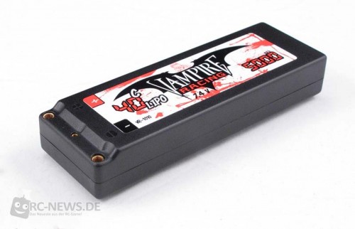 Vampire Racing 5000 mAh 40C 7,4V Hardcase LIPO