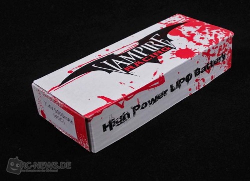 Vampire Racing 5000 mAh 40C 7,4V Hardcase LIPO