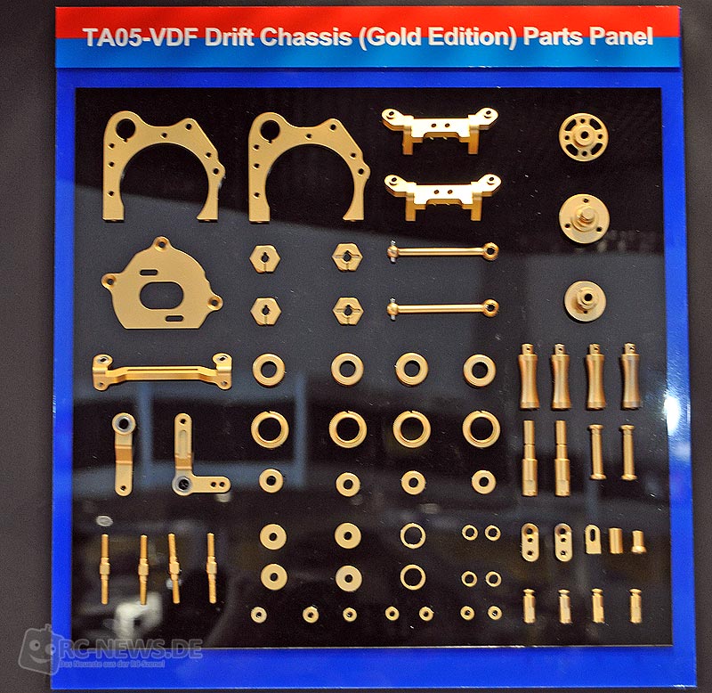 Tamiya TA05-VDF Drift Chassis Kit Gold Edition - RC News