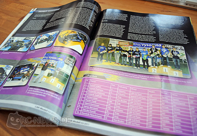 CAR-Modell 03/2011: Starke Leistung des deutschen Teams auf der EM Indoor