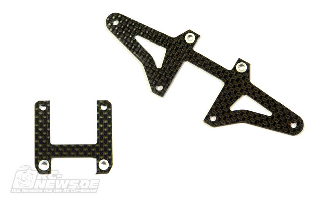 Corally HMX 2,4mm Chassis & Topdeck (Carpet Set)