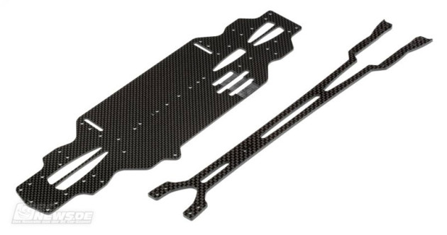 Dünneres Chassis und Topdeck für Hot Bodies TCXX