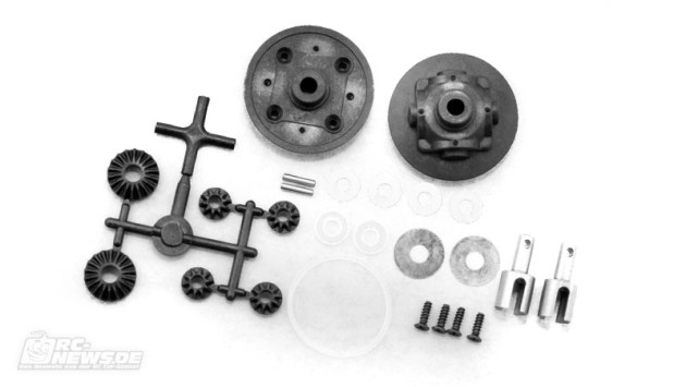Kegeldiff/Geardiff V2 für Serpent S411-Tourenwagen