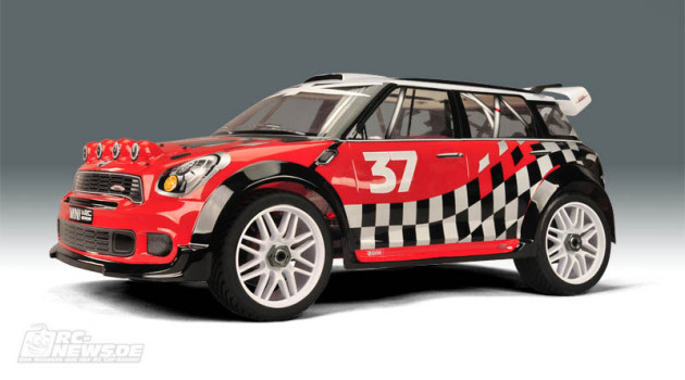 Thunder Tiger EB4 S2.5 1:8 Nitro 4WD Rally Mini Cooper