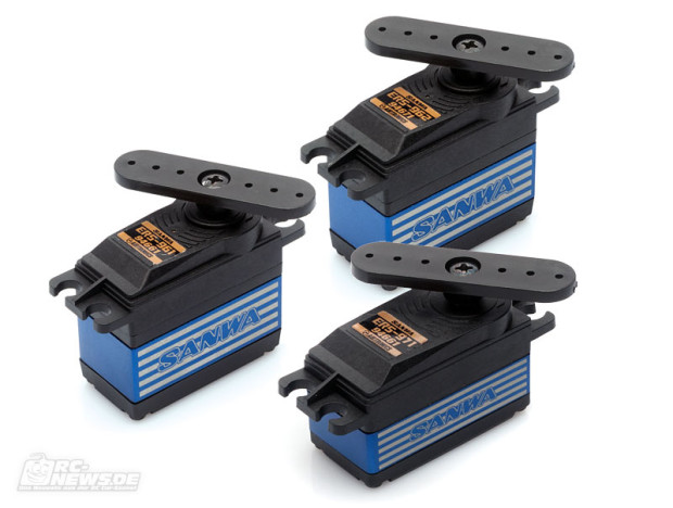 Wasserfeste Digitalservos von Sanwa