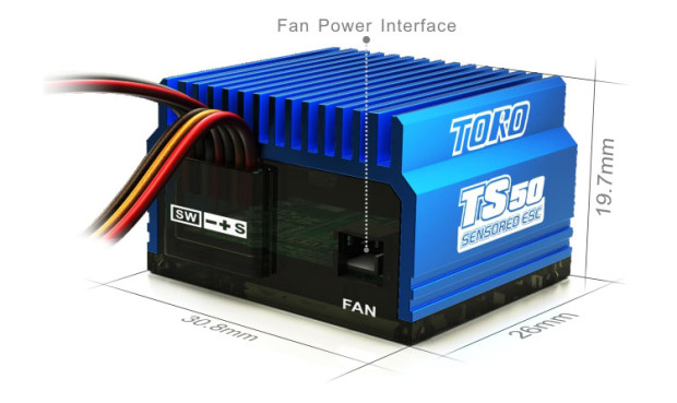 SkyRC-Toro-TS50-2S-Brushless-Fahrtenregler-2