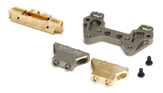 TLR22-Alu-Messing-Querlenkerhalter