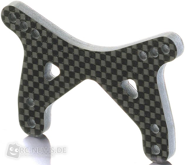 Kohlefaser-Dämpferbrücken für Ansmann X-Pro/X2/Mad Rat