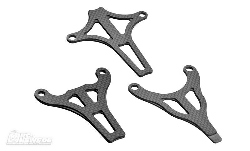 JConcepts Kohlefaser-Akkuhalterungen für Team Associated RC10, B5 & B5M