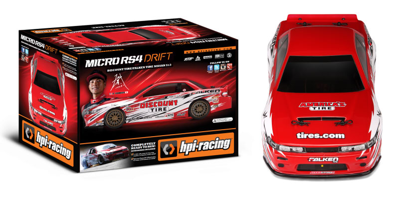 HPI 1:18 Micro RS4 Drift Discount Tire S13