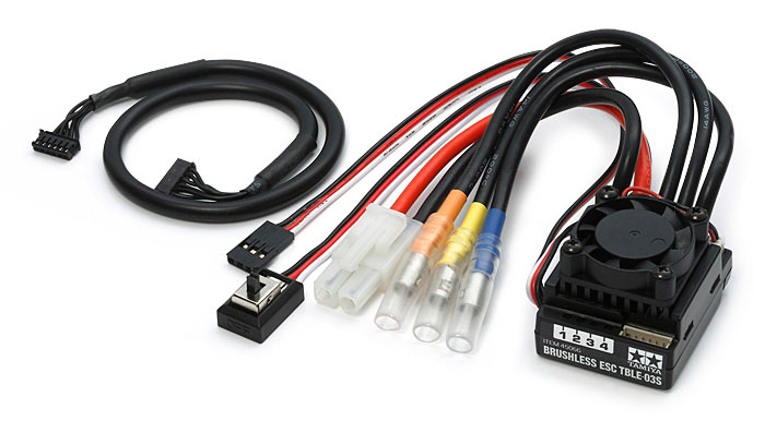 Tamiya TBLM-02S Brushless-Motor & TBLE-03S Regler
